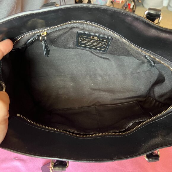 Coach Blake 25 & Blake Mini Carry Alls - Matching Mommy & Me Black Satchels - Picture 7 of 16